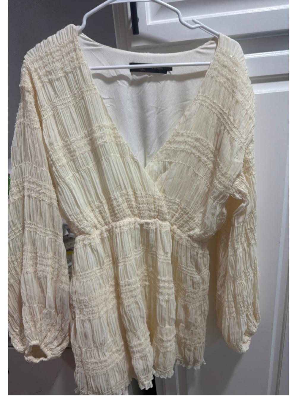 Women's House of Harlow 1960 Mini Dress XXS Beige
